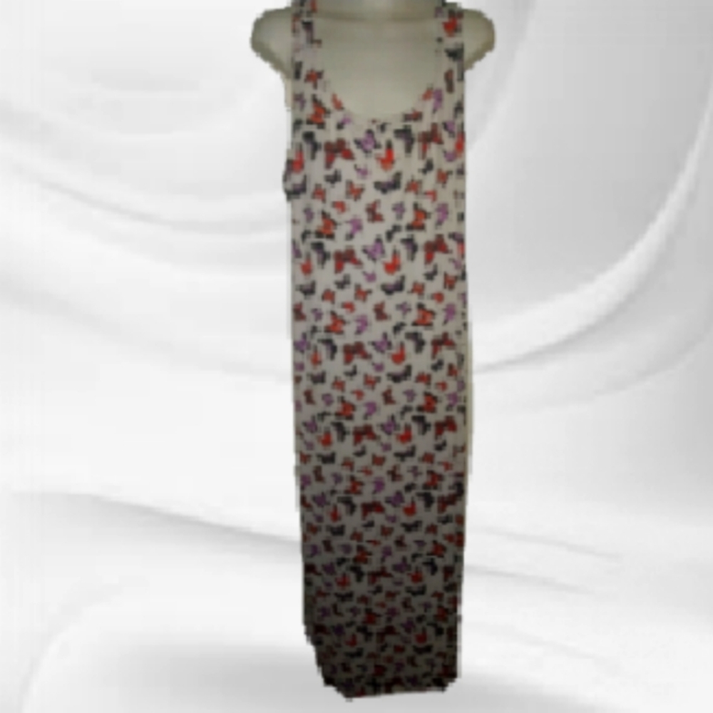 Full Circle Trends Size 3X Maxi Butterfly Dress